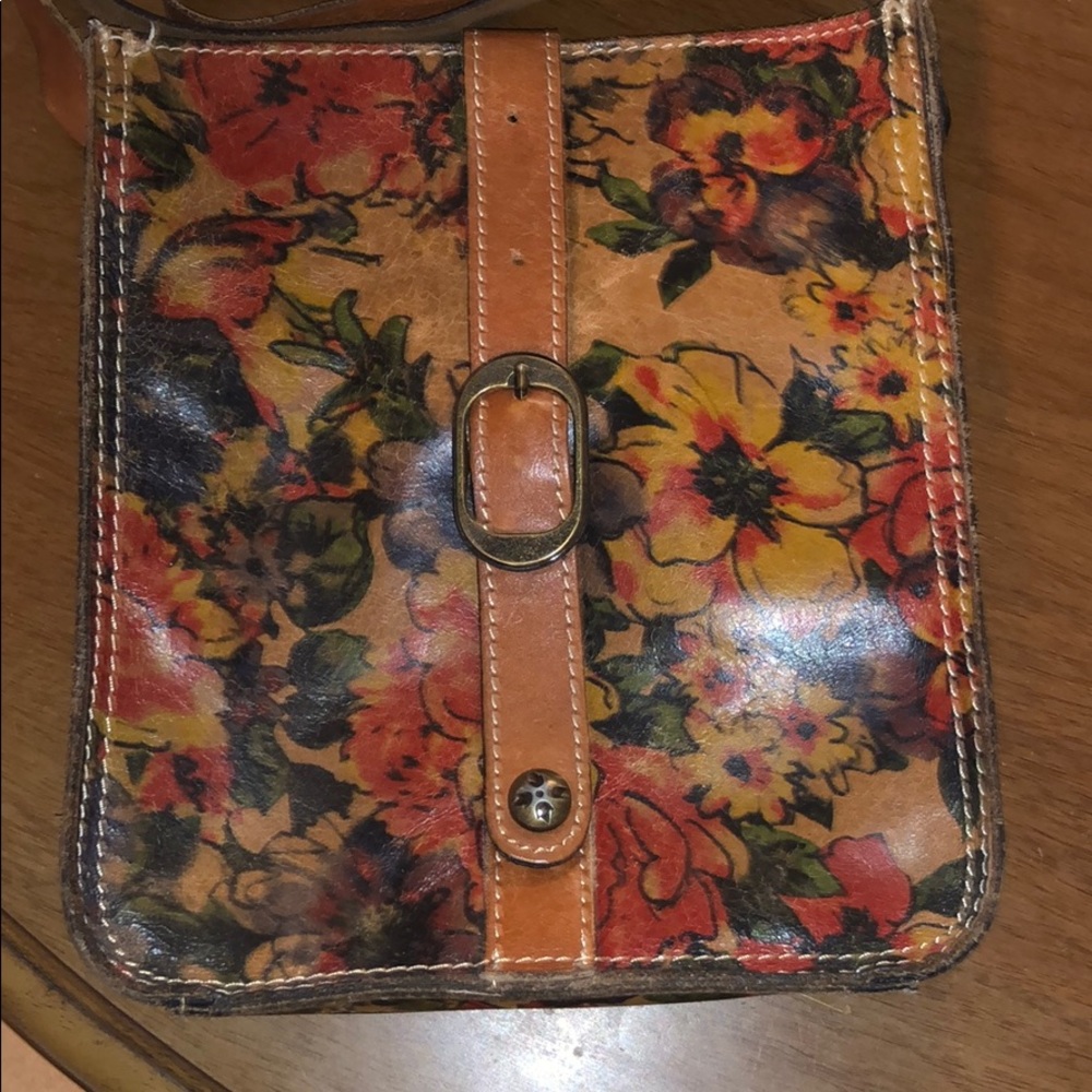 PATRICIA NASH floral leather crossbody